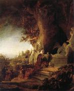 REMBRANDT Harmenszoon van Rijn The Risen Christ Appearing to Mary Magdalene oil painting